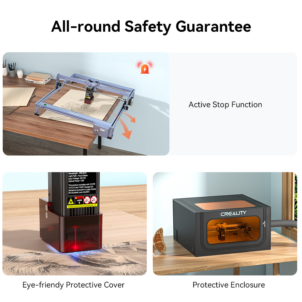 CR-Laser Falcon 5W/10W Laser Cutter and Engraver Protection Kits CR-Laser Falcon 5W/10W Laser Cutter and Engraver Protection Kits