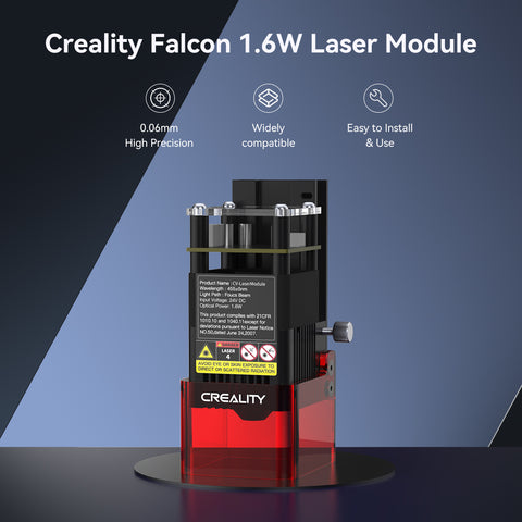 1.6W Laser Module for Falcon 22W/40W/60W Laser Engraver And Cutter 1.6W Laser Module for Falcon 22W/40W/60W Laser Engraver And Cutter