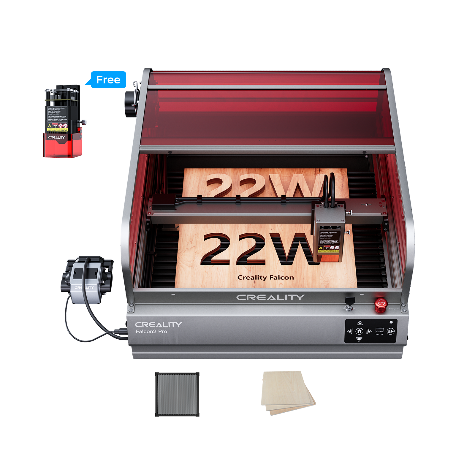 Falcon2 Pro 60W/40W/22W Enclosed Diode Laser Engraver Falcon2 Pro 60W/40W/22W Enclosed Diode Laser Engraver