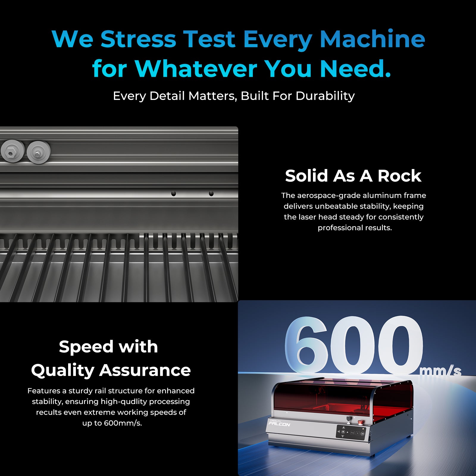 Falcon2 Pro S 22W Enclosed Laser Engraver and Cutter (Auto Focus) Falcon2 Pro S 22W Enclosed Laser Engraver and Cutter (Auto Focus)