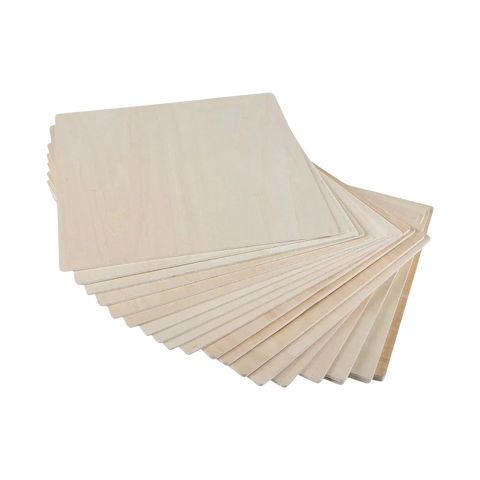 300×300mm Basswood Sheets for Laser Engraving - 10pcs and 6pcs 300×300mm Basswood Sheets for Laser Engraving - 10pcs and 6pcs