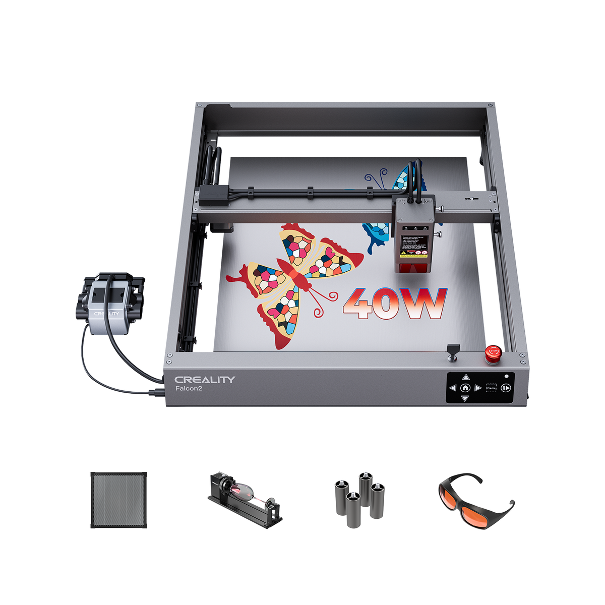 Bundle Falcon2 40W Laser Engraver and Cutter Extension Kits