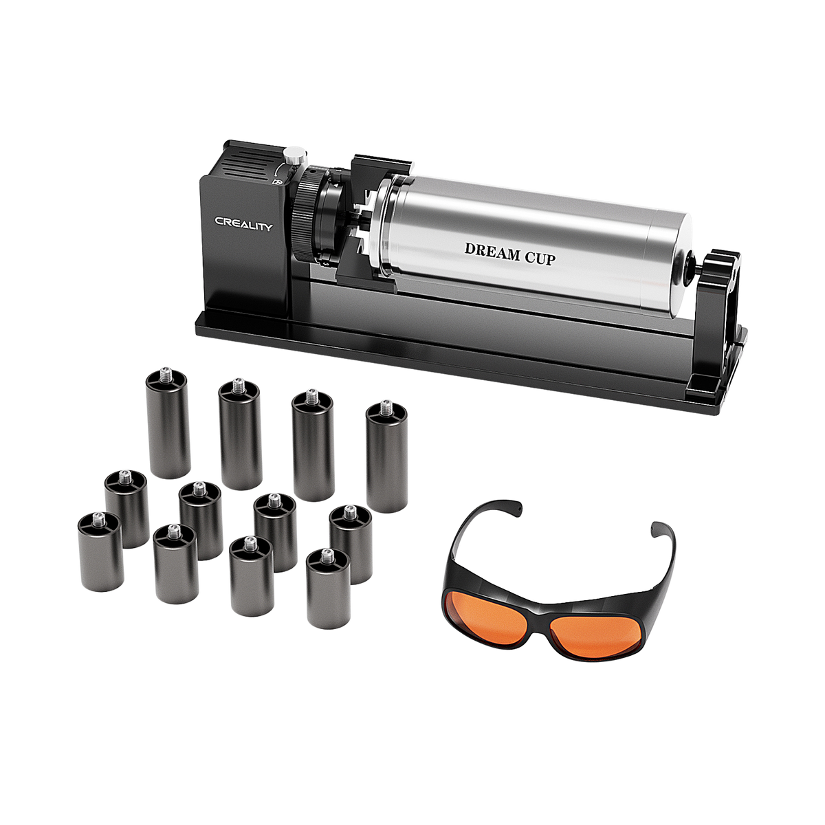 Creality Falcon Rotary Kit Pro Upgrade Package for Falcon A1/A1 Pro Enclosed Laser Cutter and Engraver