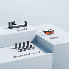 Creality Falcon Rotary Kit Pro Upgrade Package for Falcon A1/A1 Pro Enclosed Laser Cutter and Engraver Creality Falcon Rotary Kit Pro Upgrade Package for Falcon A1/A1 Pro Enclosed Laser Cutter and Engraver