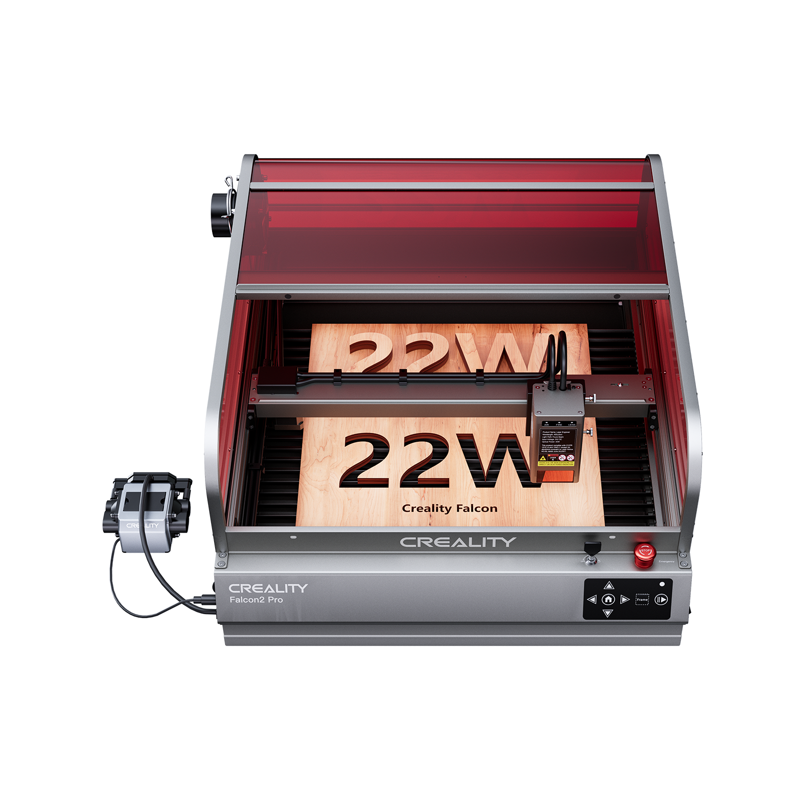 Falcon2 Pro S 22W Enclosed Laser Engraver and Cutter (Auto Focus)