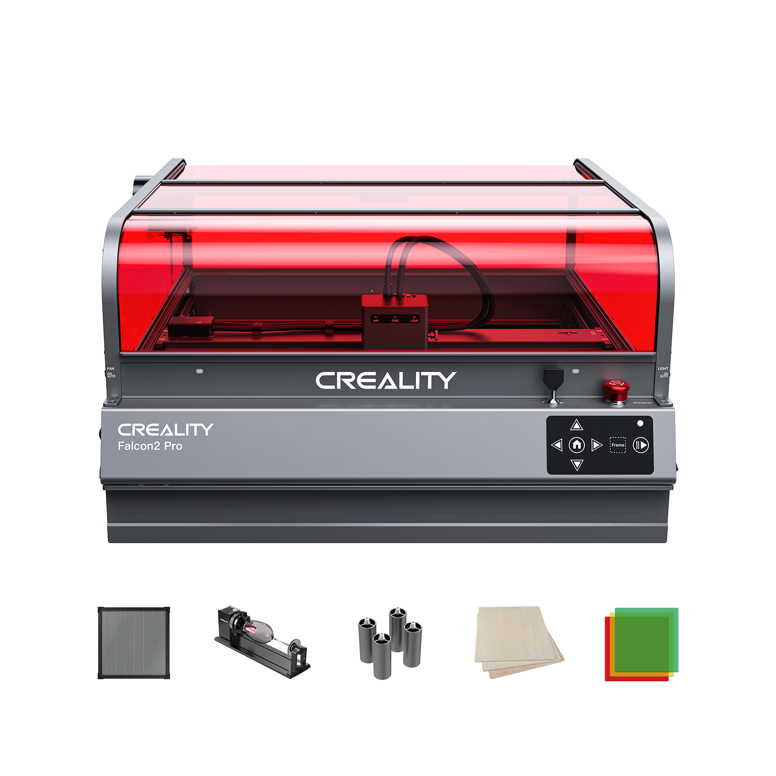 Falcon2 Pro S 22W Enclosed Laser Cutter and Engraver Bundle - for Multiple Project Engraving Falcon2 Pro S 22W Enclosed Laser Cutter and Engraver Bundle - for Multiple Project Engraving