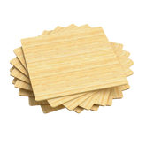 200x200x3mm Natural Bamboo Board for Laser Engraver (Intelligent Recognition) - 10pcs