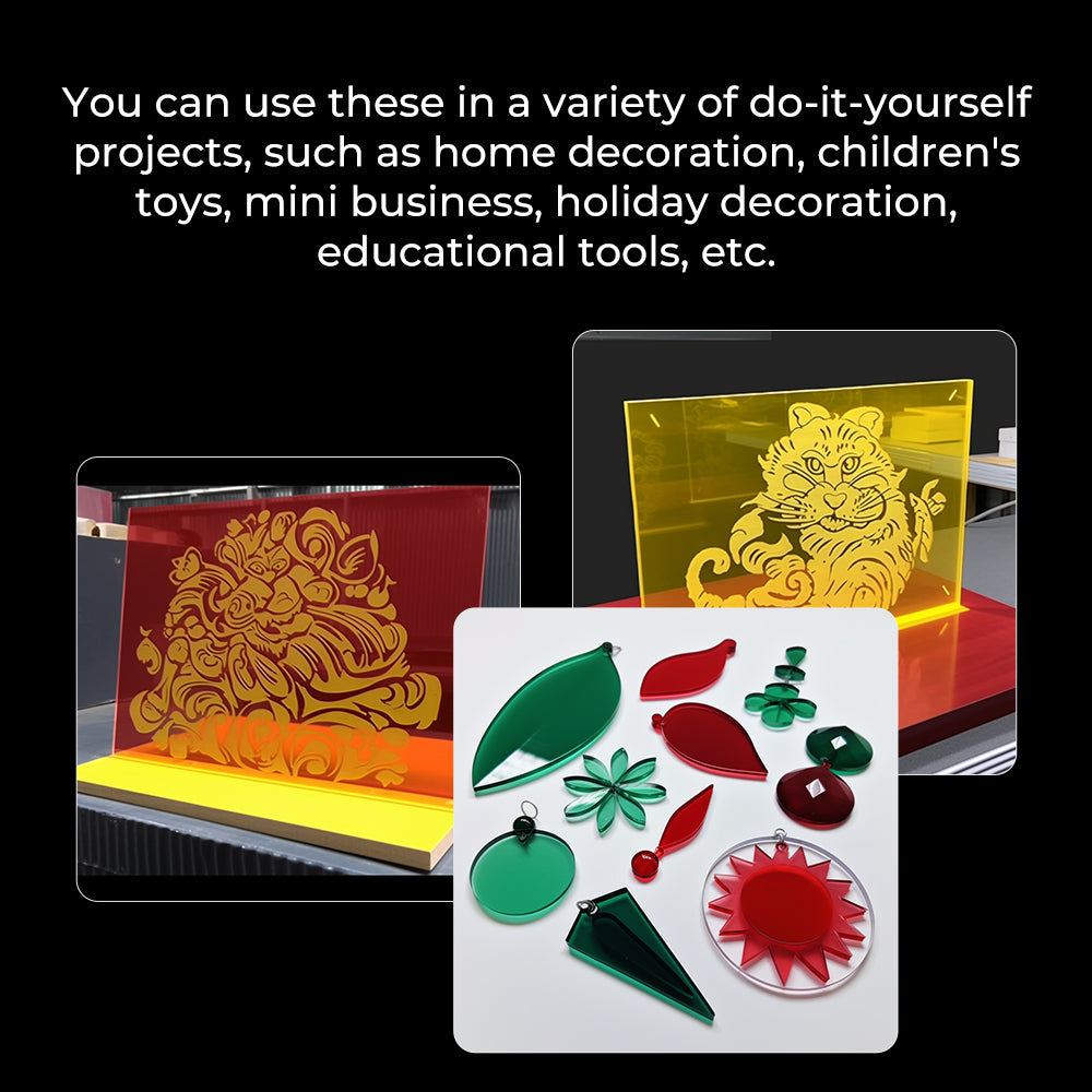 Falcon Series Three Colors Transparent Acrylic Sheets / 10 PCS Falcon Series Three Colors Transparent Acrylic Sheets / 10 PCS