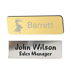 Stainless Steel Name Tags for Laser Engraving - Pack of 4 Colors and 20 Packs