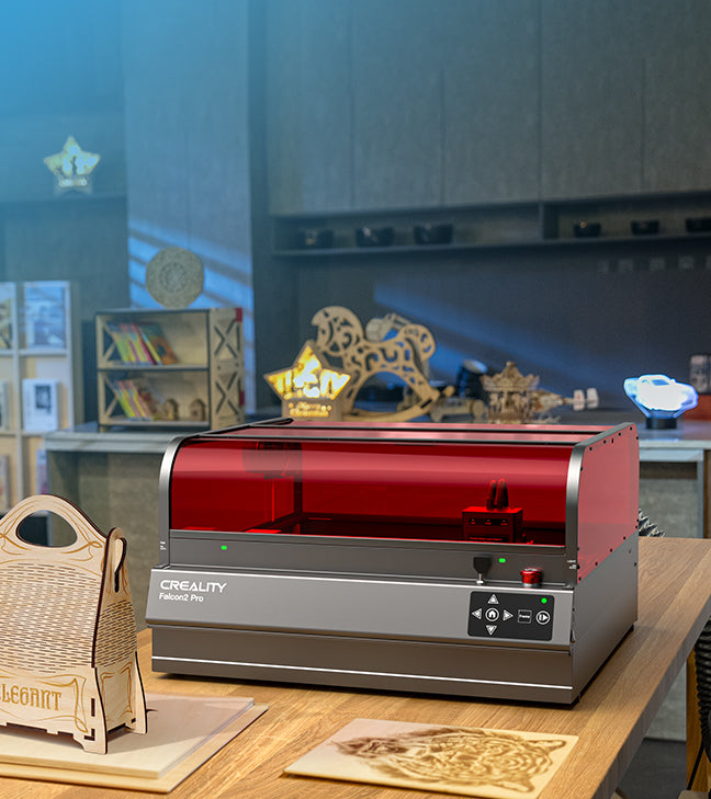 Falcon2 Pro 40W and 22W Enclosed Laser Engraver and Cutter