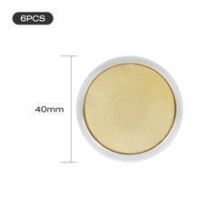 3-Color Blank Commemorative Coins for Laser Engraver (6pcs)