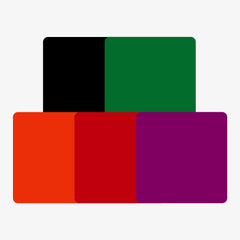 8x8x1/8'' Laser Module Opaque Glossy Colorful Acrylic Sheets（Intelligent recognition，10pcs）