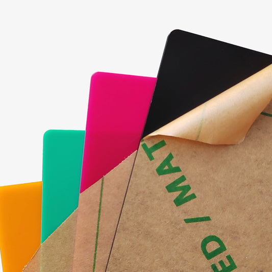 300×300×3mm Laser Module Frosted Colorful Acrylic Sheets（Intelligent recognition with A1） 1000