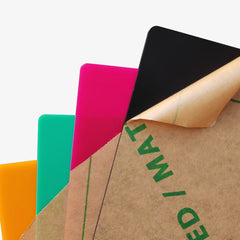 8x8x1/8'' Laser Module Frosted Colorful Acrylic Sheets（Intelligent recognition with A1）