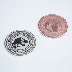 3-Color Blank Commemorative Coins for Laser Engraver (6pcs)