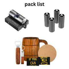 Beer Bottle DIY Gift Set For 22W 40W 60W 12W Laser Cutter and Engraver