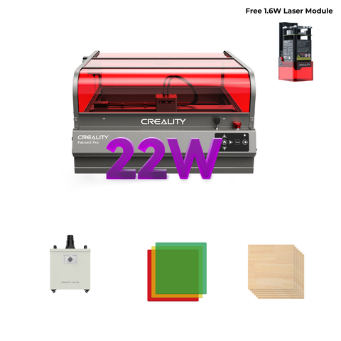 Falcon2 Pro 40W and 22W Enclosed Laser Engraver and Cutter