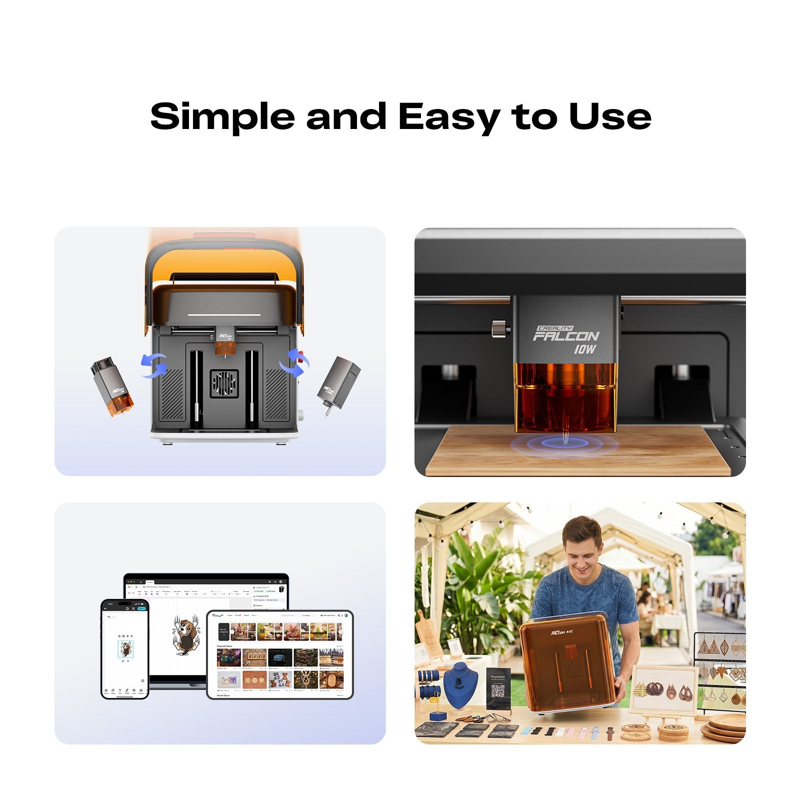 Creality Falcon A1C Laser Engraver