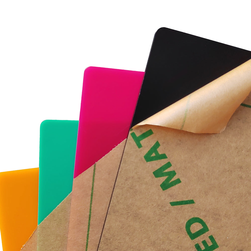 300×300×3mm Laser Module Frosted Colorful Acrylic Sheets（Intelligent recognition with A1/A1 Pro）