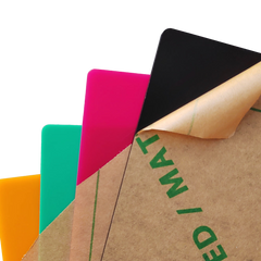 300×300×3mm Laser Module Frosted Colorful Acrylic Sheets（Intelligent recognition with A1）