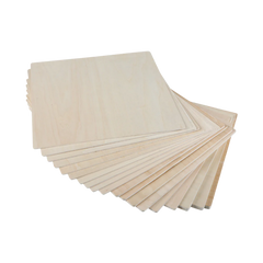 Basswood Plywood Sheets 8*8*1/8'' - Pack of 10pcs