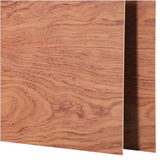Bubinga Brazilian Rosewood Plywood Sheets 11.8" x 11.8" for Laser Engraving and Cutting - 6pcs 1600
