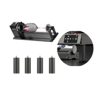 Falcon Rotary Kit Pro with Risers(4pcs) for Curved Surface Engraving