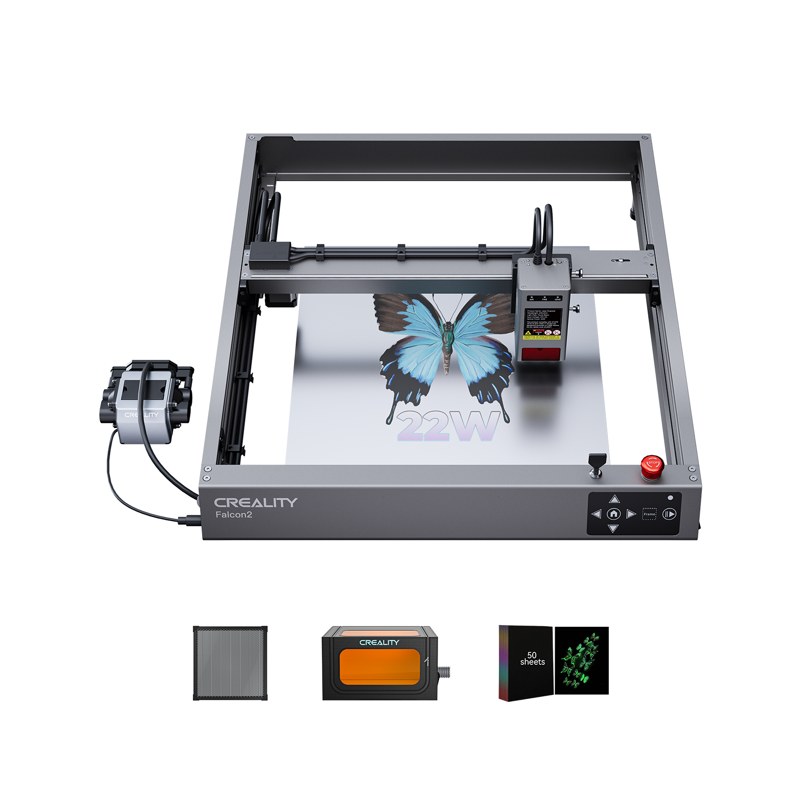 Falcon2 22W Laser Engraver and Cutter Ultimate Engraving Package