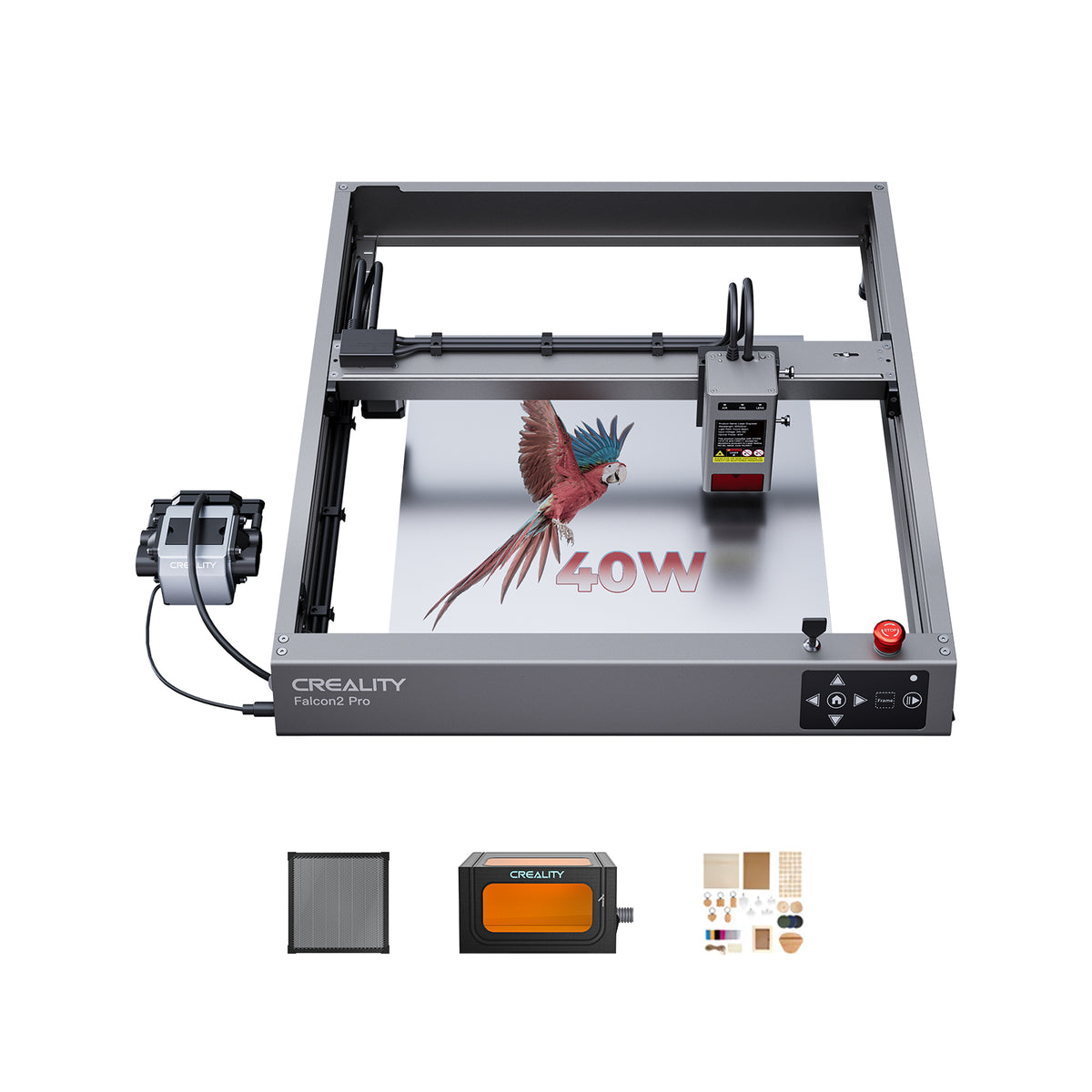 Falcon2 40W Laser Engraver and Cutter Complete Crafting Engraver Set