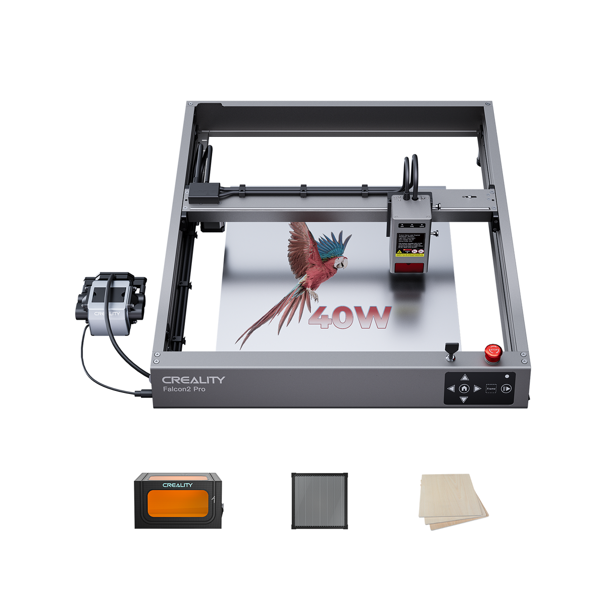 Falcon2 40W Laser Engraver and Cutter Ultimate Engraving Package