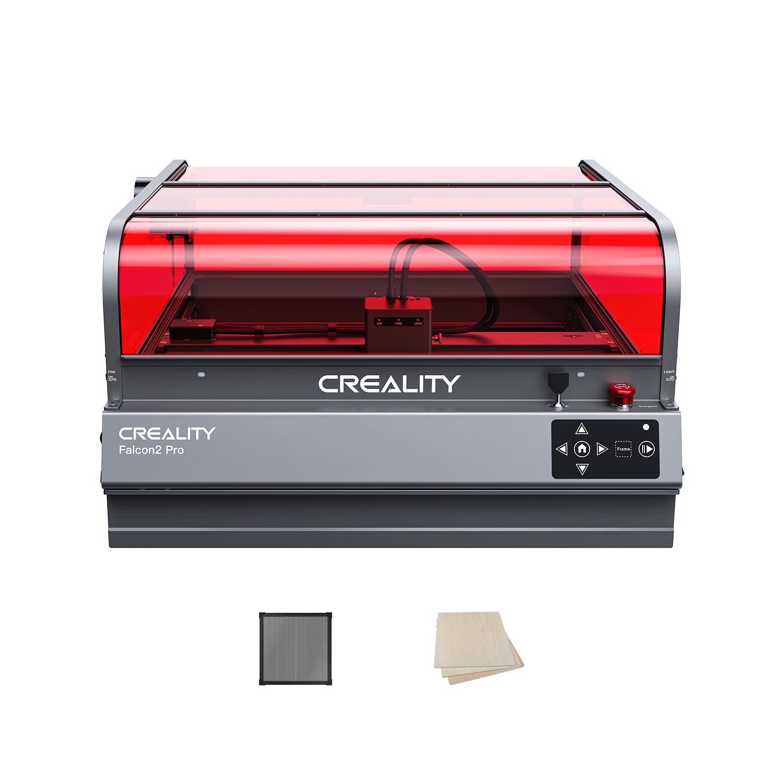 Falcon2 Pro 22W Enclosed Laser Engraver and Cutter Bundle - Basic Kits for Wood Engraving