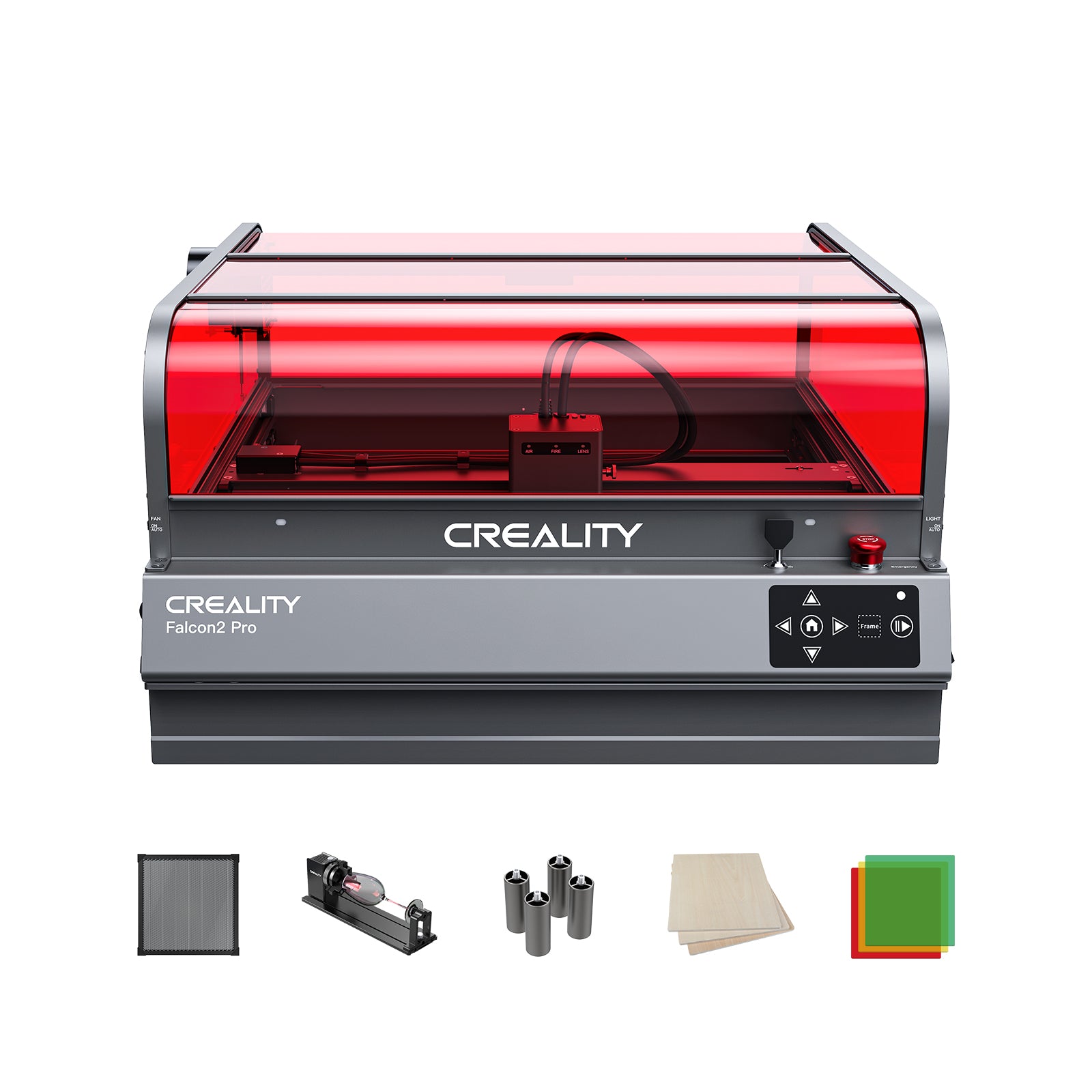 Falcon2 Pro 22W Enclosed Laser Engraver and Cutter Bundle - for Multiple Project Engraving