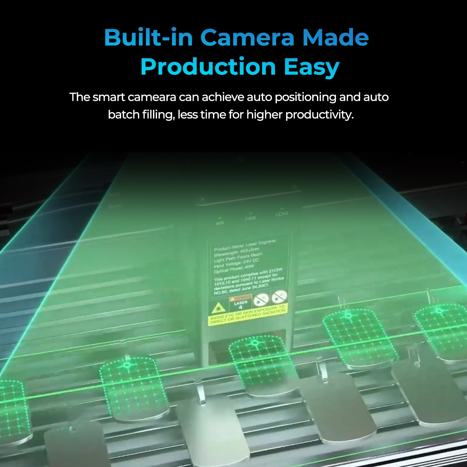 Falcon2 Pro S 22W Enclosed Laser Cutter and Engraver Bundle - for Multiple Project Engraving