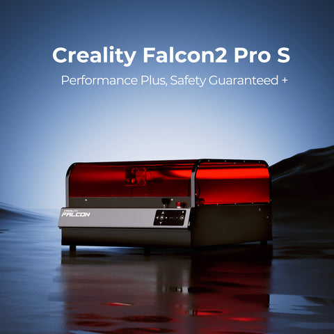 Falcon2 Pro S 22W Enclosed Laser Cutter and Engraver Bundle - Basic Kits for Wood Engraving