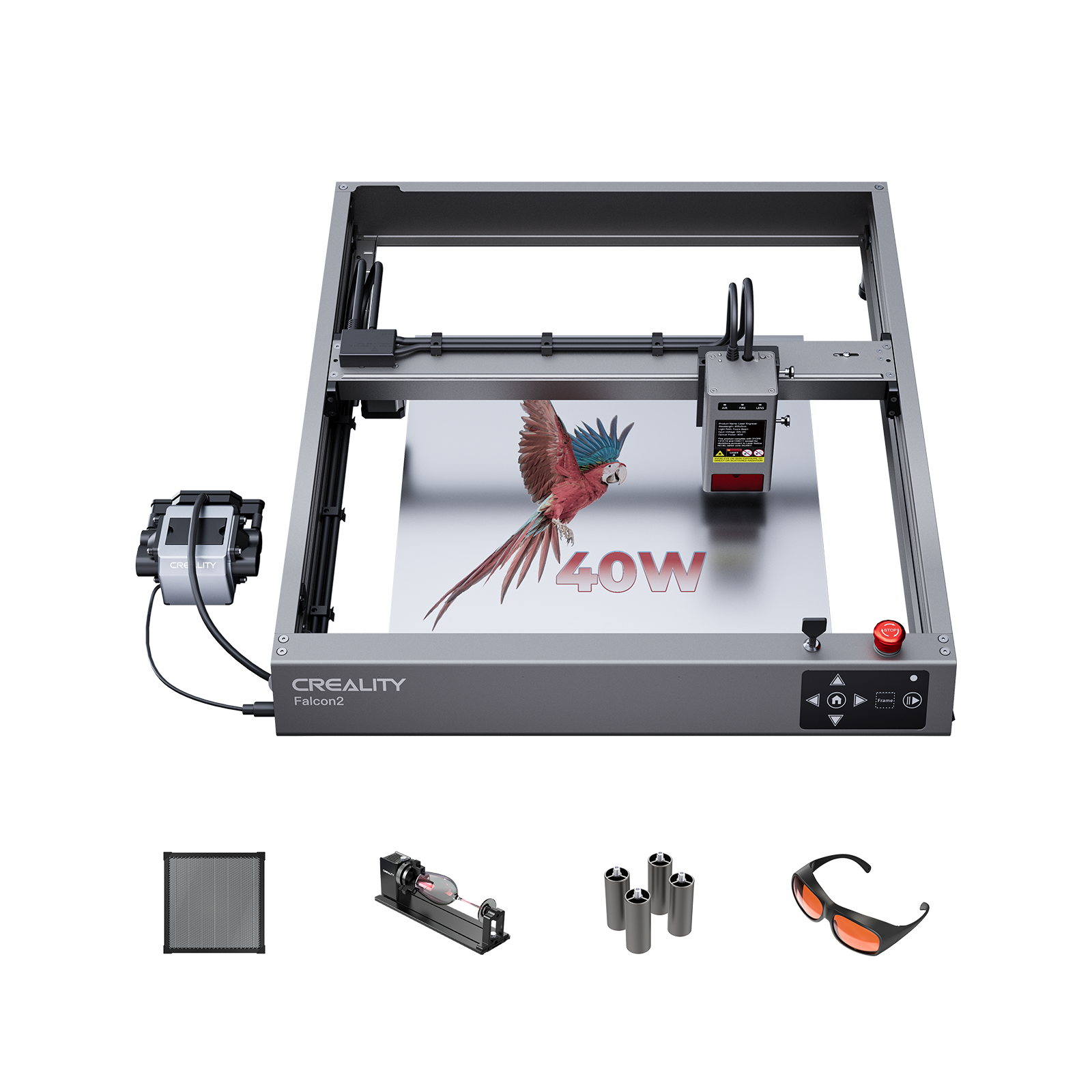 Bundle Falcon2 40W Laser Engraver and Cutter Extension Kits