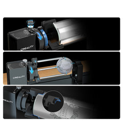 Creality Falcon Rotary Kit Pro Upgrade Package for Falcon A1 Enclosed Laser Engraver and Cutter