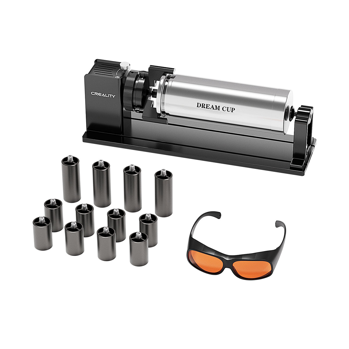 Creality Falcon Rotary Kit Pro Upgrade Package for Falcon A1 Enclosed Laser Engraver and Cutter