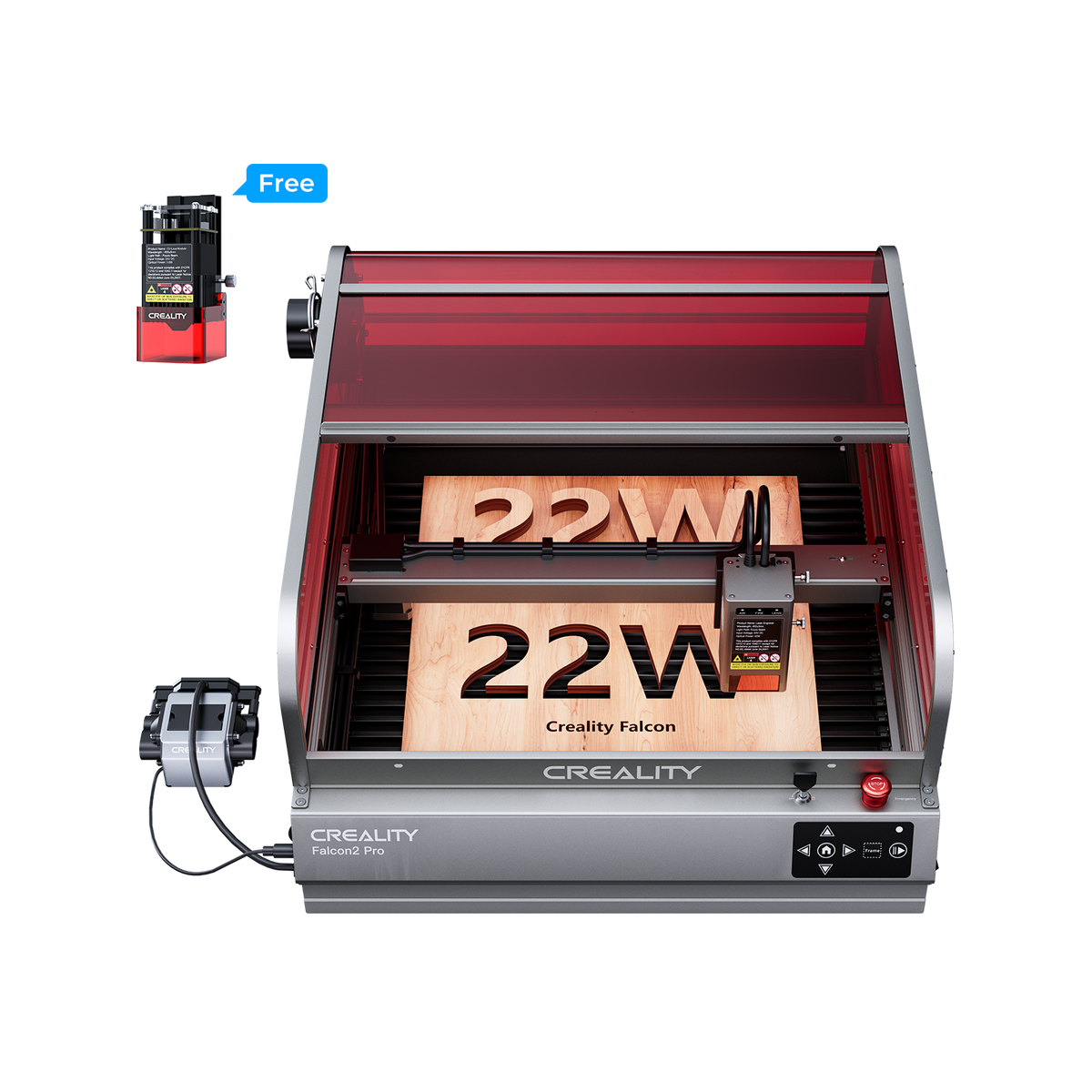 Falcon2 Pro 40W and 22W Enclosed Laser Engraver and Cutter