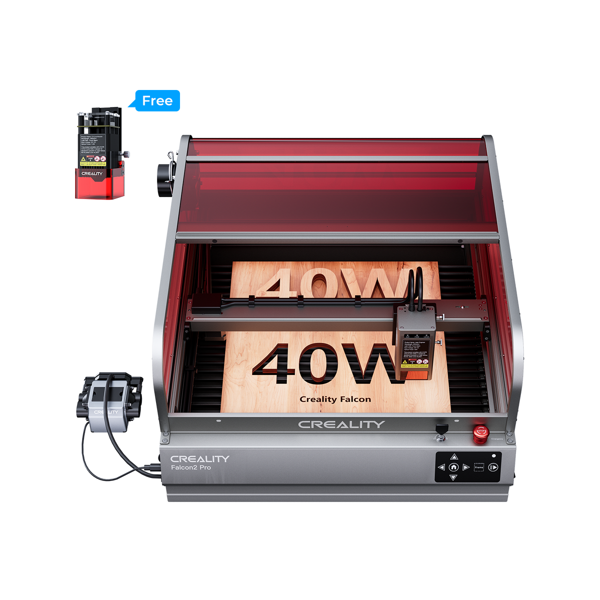 Falcon2 Pro 60W/40W/22W Enclosed Diode Laser Engraver