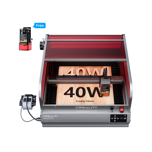 Falcon2 Pro 40W and 22W Enclosed Laser Engraver and Cutter 1600