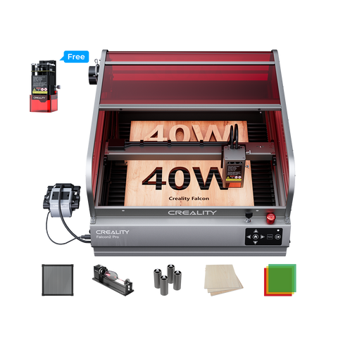 Falcon2 Pro 40W and 22W Enclosed Laser Engraver and Cutter