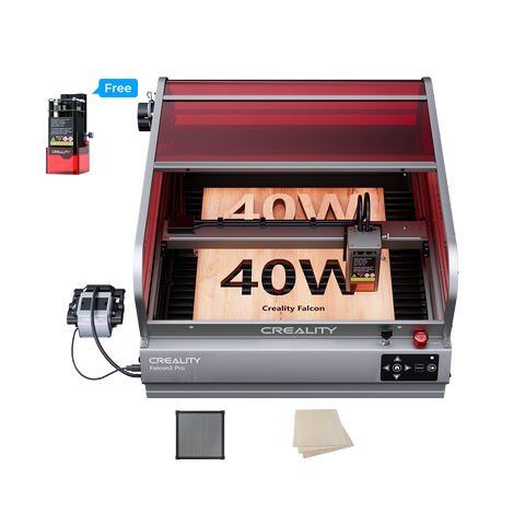 Falcon2 Pro 40W and 22W Enclosed Laser Engraver and Cutter