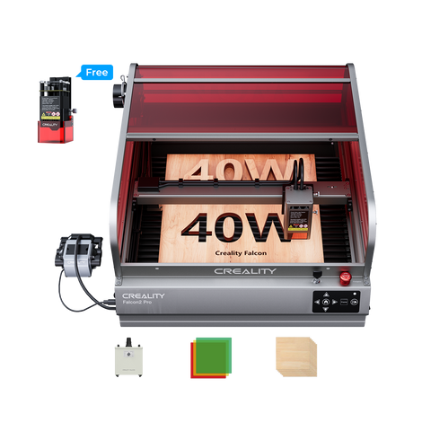 Falcon2 Pro 40W and 22W Enclosed Laser Engraver and Cutter