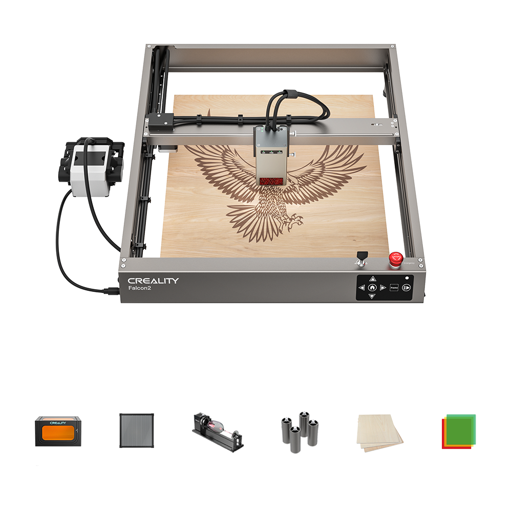 Falcon2 12W Laser Engraver and Cutter All-In-One Engraving Kits