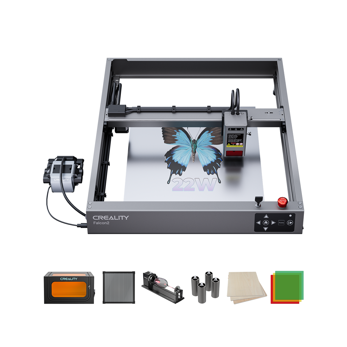 Falcon2 22W Laser Engraver and Cutter All-in-one Kits