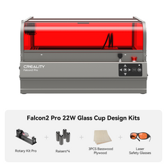 Falcon2 Pro 40W and 22W Enclosed Laser Engraver and Cutter