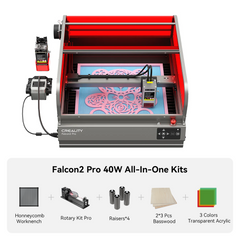 Falcon2 Pro 40W and 22W Enclosed Laser Engraver and Cutter