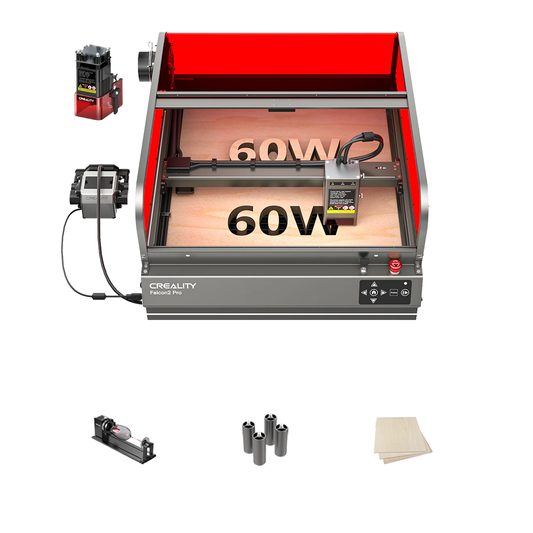 Falcon2 Pro 60W Enclosed Laser Engraver and Cutter 1000