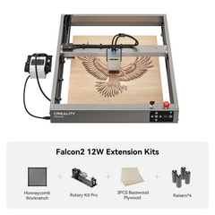 Falcon2 12W Laser Engraver and Cutter Extension Engraving Kits