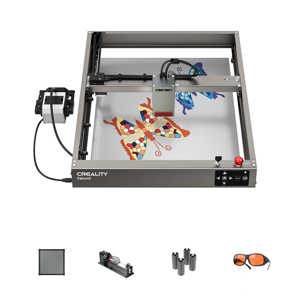 Bundle Falcon2 40W Laser Engraver and Cutter Extension Kits